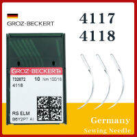 10ชิ้น4117และ4118เข็มโค้ง Groz-Beckert พอดีอุตสาหกรรมการเชื่อมโยงเครื่องเข็มถัก