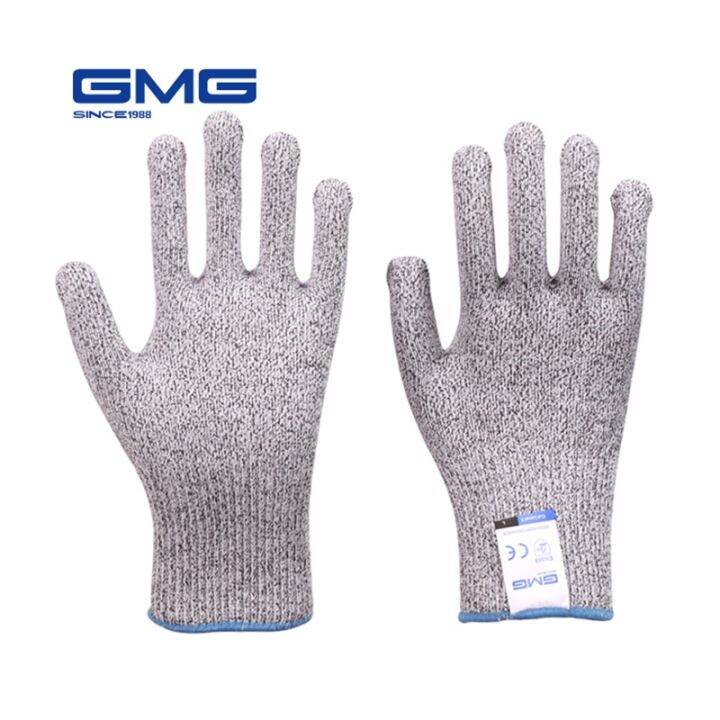 【Aixin】 Cut Resistant Gloves Grey Black HPPE EN388 Level 5 ANSI Work