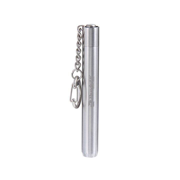 mini-ultra-small-strong-light-stainless-steel-flashlight-super-bright-rechargeable-home-outdoor-jade-identification-jade-beeswax