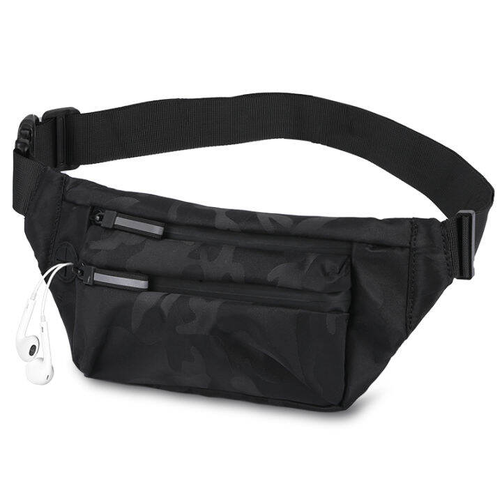 HK Waterproof Men's Waist Bag Casual Chest Pack Fashion Crossbody Bags ...