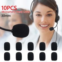 NEW 10pcs Foam Sponge Windscreen Mic Covers 30mm Soft Elastic Sponge Case Microphone Head Cover Hygiene for Headset Sleeve Mic