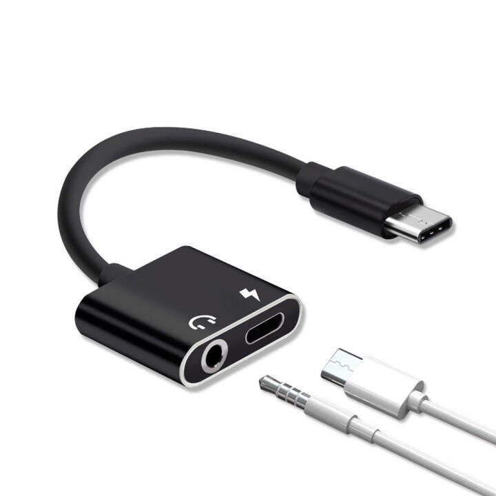 miao-2-in-1-usb-c-หูฟังชาร์จได้อะแดปเตอร์อะแดปเตอร์ประเภท-c-ถึง3-5มม-type-c-ตัวแยกสัญญาณเสียง