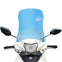 อุปกรณ์มอเตอร์ไซค์กระจก Hd ใสเพิ่มความสูงวัสดุ Pc สำหรับ Yamaha As125 Jog I