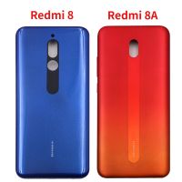 เคสสำหรับ Redmi ด้านหลัง8 8A ชิ้นส่วนอะไหล่ประตูหลังฝาครอบแบตเตอรี่พร้อมคีย์ด้านข้าง