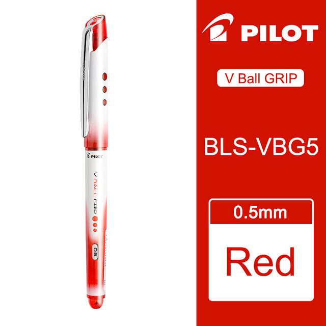 2019-pilot-v-ball-grip-ปากกา6ชิ้น0-5มม-bln-vbg5ใหม่-verbatim-ปากกาหมึกปากกา-quick-dry-สี-rich-เขียนเรียบ