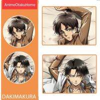 อะนิเมะร้อน Attack Titan Shingeki no Kyojin Ackerman Levis ปลอกหมอน Dakimakura กอดร่างกายหมอนครอบคลุมของขวัญเครื่องนอน