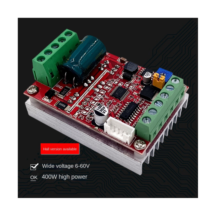 6 60v Bldc Three Phase Dc Brushless Motor Controller 400w Pwm Hall Motor Control Driver Board