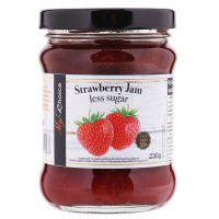 สินค้าส่งตรงจากโรงงาน ส่งฟรี ส่งเร็ว My Choice Brand Strawberry Jam Less Sugar Formula 230g. มีบริการเก็บเงินปลายทาง COD