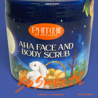 สครับพิชชี่ สครับกระต่าย ใช้ได้ทั้งผิวหน้าและผิวกาย PHITCHII AHA face and body scrub by PHICHAYA 500กรัม/1,000กรัม