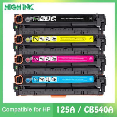 Compatible toner cartridge CB540A CB541A CB542A CB543A 125A for HP laserjet 1215 CP1215 CP1515n CP1518ni CM1312 printer Ink Cartridges