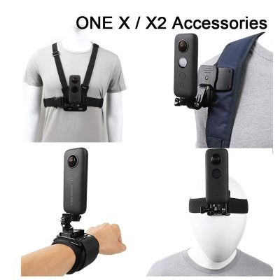 Accessories for X2/X/One R/GoPro HeroQuick Release Mount Backpack Clip Chest Strap Wristband Holder