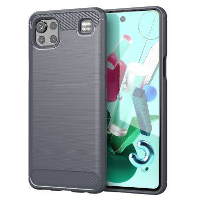 K92เคสสำหรับ LG นิ่มสไตล์ใหม่เคส Lg ซิลิโคนคาร์บอนไฟเบอร์ป้องกันการกระแทก5G ด้านหลังเคสด้านนอกของโทรศัพท์ K92