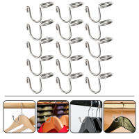 Mlinstudio 20pcs เสื้อผ้ามัลติฟังก์ชั่นที่แขวนเชื่อมต่อ hooks hooks closet space savers hangers hooks hooks