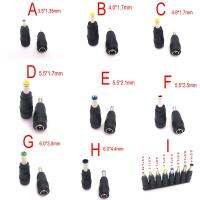 8 Jenis DC 5.5X 2.1 MM Female Jack Jack Jack Konektor untuk 6.3 6.0 5.5 4.8 4.0 3.5Mm 2.5 2.1 1.7 1.35Mm Male Tips Power Adaptor