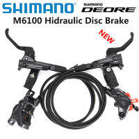 NEW SHIMANO DEORE  M6100 Brake Hydraulic Disc Brake Caliper DEORE Brake  MTB Mountain Bikes J04C J02A G05S Brake Pad Front Rear Brake 800/1450 mmBicycle Accessories store