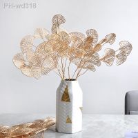 85CM Artificial Gold Eucalyptus Interior Decoration Ginkgo Leaf Christmas Red Fruit Winter Green Fruit