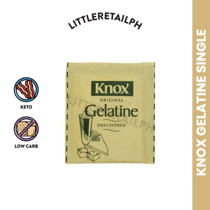 Knox Gelatine Unflavored (Zero Carbs) for Keto/Low Carb Coffee Jelly and Desserts Lazada PH