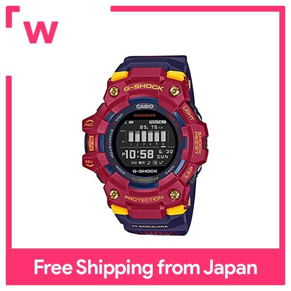 CASIO Watch G-SHOCK G-SQUAD with Bluetooth FC Barcelona Matchday