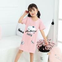 Baby Nightdress Cotton Princess Girls Nightgowns Home Clothes Toddler Girls Cartoon Sleepwear Children Pajamas Summer Dresses