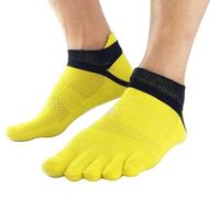 【CW】38-43 Outdoor Men S Breathable Cotton Toe Socks Pure Sports Comfortable 5 Finger Toe Sock nd New