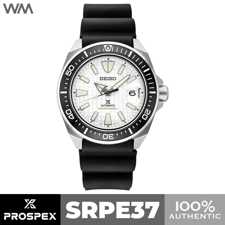 Seiko Prospex King Samurai White Dial 200m Automatic Watch SRPE37 | Lazada  PH