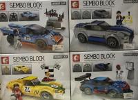 บล๊อคตัวต่อรถ SAMBO Super car Set A มี 4 แบบ CAR0032