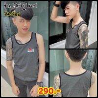 XS - XXL Tom Fin เสื้อกล้ามทอม รุ่น Original - ดำท็อป