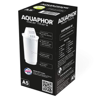 ไส้กรองน้ำ AQUAPHOR รุ่น A5 สำหรับเหยือกกรองน้ำ รุ่น Provence / Prestige / Smile สำหรับ กรองน้ำดื่ม กรองน้ำประปา ผลิตน้ำดื่ม ได้มาตรฐาน อันดับ 1 ในเยอรมันนี อายุการใช้งาน 350 ลิตร Pitcher Replacement Cartridge 350 L.