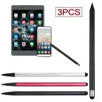 3PCS Portable 2 in 1 Universal Phone Tablet Touchscreen Pens Capacitive Stylus Pencil For Iphone Ipad Samsung Tablet Laptop Pen