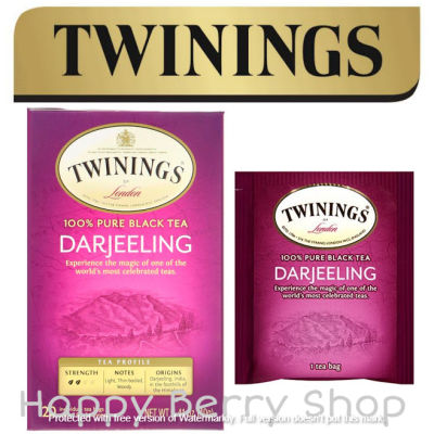 ⭐ Twinings ⭐ Darjeeling 🍵 ชาทไวนิงส์ ดาร์จีลลิ่ง แบบกล่อง 20 ซอง ชาอังกฤษนำเข้าจากต่างประเทศ
