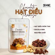 Socola Hạt điều Tiramisu - Túi 50g - SHE Chocolate - Tốt cho sức khỏe