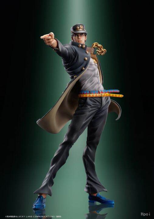 หุ่นอะนิเมะโจโจ้ขนาด17ซม-ผจญภัยแบบแปลกประหลาดรูป-kujo-jotaro-star-แพลทินัมตุ๊กตาขยับแขนขาได้กล่องของขวัญตุ๊กตาโมเดลสำหรับเด็ก