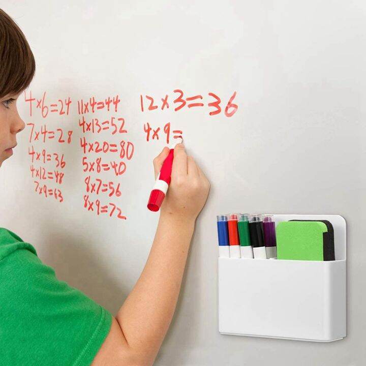 10x-magnetic-dry-erase-marker-holder-pen-and-eraser-holder-for-whiteboard-magnetic-pencil-cup-storage-organizer