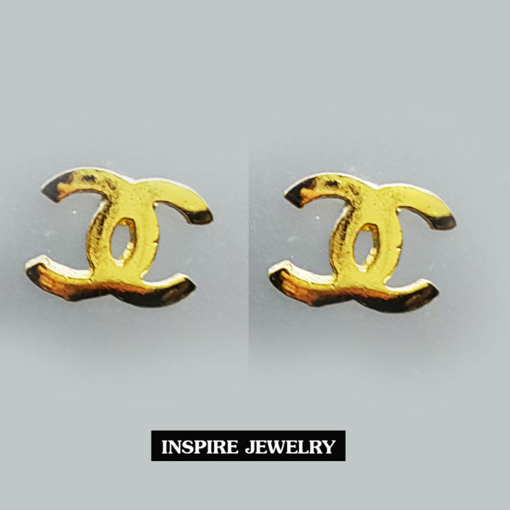 inspire-jewelry-ต่างหูทองหุ้มทองแท้-100-gold-plated