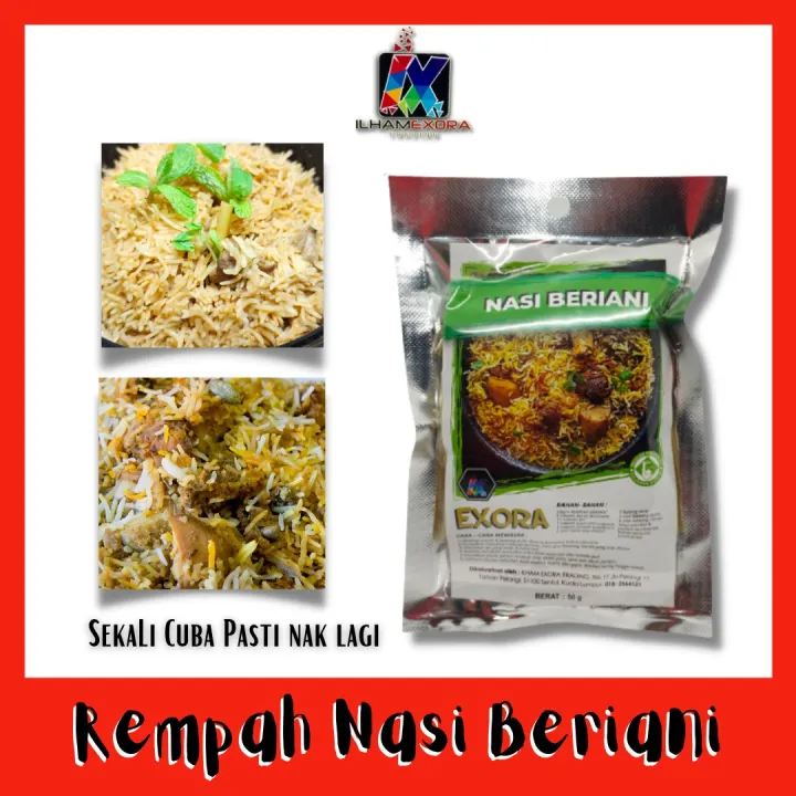 Rempah Nasi Beriani   Nasi Beriani Rempah Warisan Asli   Rempah Sedap 