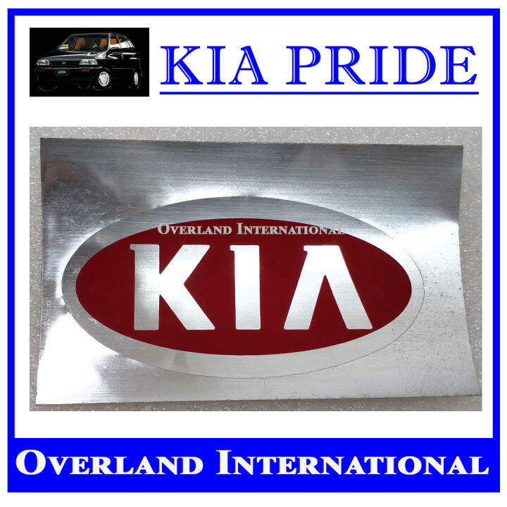 ORNAMENT "KIA" STICKER For Kia Pride, CD5, LX, KK32251775A Lazada PH