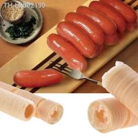 ℡◇❇ 14mx17mm Collagen Casings Skins Roast Sausage Collagen Casings for Making Smoked Roast Sausage Dried Sausage Hot Dog