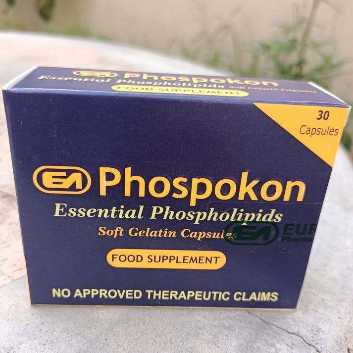 Phospokon Essential Phospholipids 30 Soft Gelatin Capsules Lazada PH