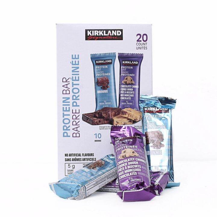 KIRKLAND Chocolate Chunks Brownie Protein Bars Lazada