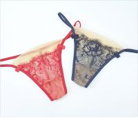 Annebra กางเกงใน แอนบรา ทรงจีสตริง G-string รหัสสินค้า AU3-814 สีเทาเข้ม , สีแดง