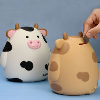 Cute Cow Piggy Bank Money Plastic Coin For Attracting Money Jar Coins Money Box Large Savings Box Coins Child Brithday Gift