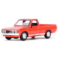 โมเดลรถยนต์ โมเดลรถเหล็ก โมเดลสะสม Datsun 620 Pick-up 1973 ยานพาหนะหล่อแบบคงที่ ขนาด 1:24 สวยสมจริงสำหรับตั้งโชว์หรือสะสม