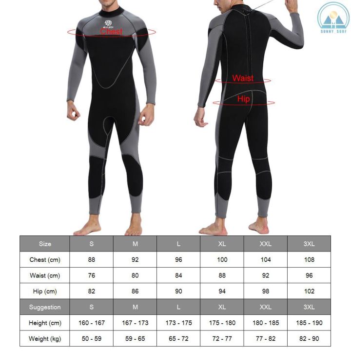 men-3mm-neoprene-wetsuit-surfing-ว่ายน้ำชุดประดาน้ำ