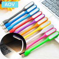 AOV Flexible Bright Mini UsbไฟLedโคมไฟสำหรับโน้ตบุ๊คแล็ปท็อปโต๊ะอ่านหนังสือ