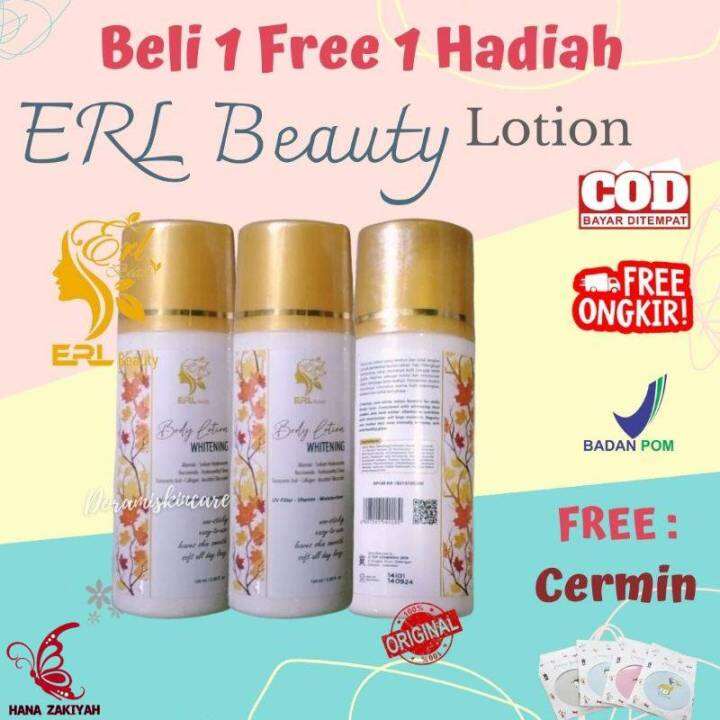 ORIGINAL] HB ERL Beauty Viral BPOM Body Lotion SPF Tinggi Lazada
