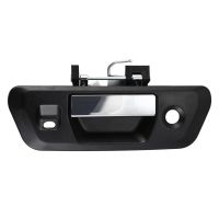 Car Rear Tailgate Handle Durable Rear Door Handle with Camera-Key Hole, for Nissan Navara NP300 2014 2015 2016 2017 2018+ 90606-4JG0C