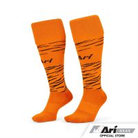 ARI TORA LONG SOCKS - ORANGE/BLACK/ORANGE ถุงเท้ายาว อาริ โทระ สีส้ม