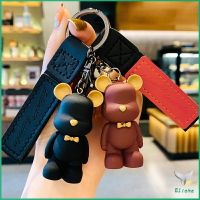 Eliana พวงกุญแจแฟชั่นยุโรปเหนือหมีผูกโบว์ พวงกุญแจหมี จี้ห้อยกระเป๋า  keychain