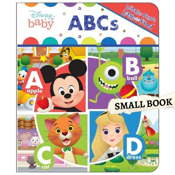 Disney Baby - ABCs Little First Look and Find (brand new SMALL board ...