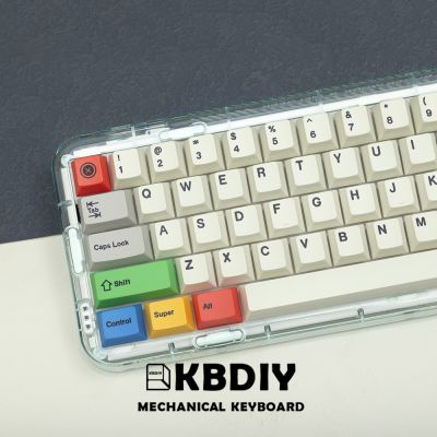 Kbdiy PBT Cherry Profile ปุ่มกดไฟจราจรสำหรับ MX SWITCH คีย์บอร์ดแบบกลไกนักเล่นเกม DIY ออกแบบเองสีย้อม-SUB Grey 140